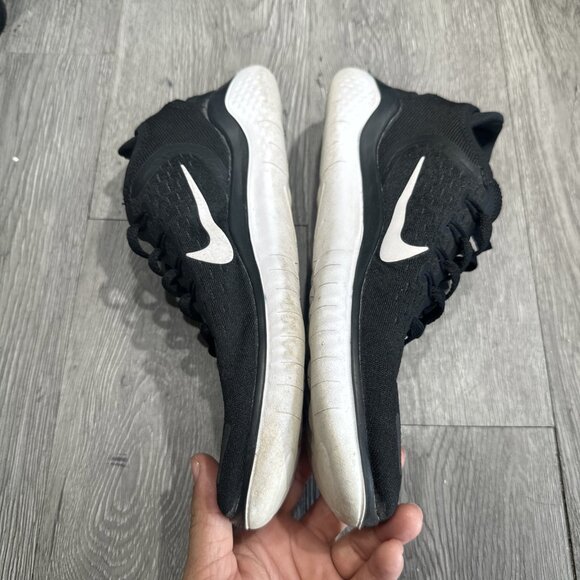 Nike Free RN 2018 Black White Running 942837 001 Womens Size 9 - Picture 9 of 9